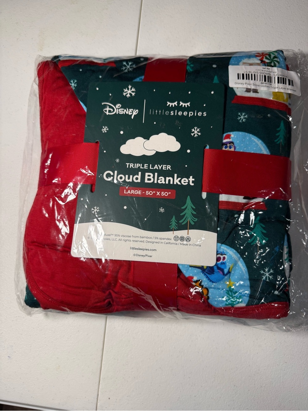 Little Sleepies Pixar Snow Globe Cloud Blanket